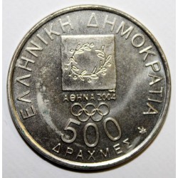 GRIECHENLAND - KM 177 - 500 DRACHMES 2000 - Olympische Spiele 2004 - Diagoras von Rhodos