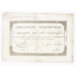 ASSIGNAT 250 LIVRES - 7 VENDEMIAIRE AN 2 - 28/09/1793 - DOMAINES NATIONAUX