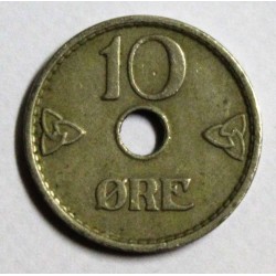 NORWAY - KM 383 - 10 ORE 1938