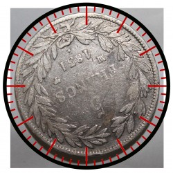 FRANKREICH - KM 735 - 5 FRANCS 1831 MA - Marseille - TYP LOUIS PHILIPPE 1 - DIE RÜCKSEITE IST UM 5 UHR VERSETZT