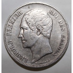 BELGIQUE - KM 3 - 5 FRANCS 1851 - TRANCHE A - LEOPOLD 1er