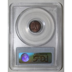 FRANKREICH - KM 795 - 1 CENTIME 1861 K Bordeaux TYP NAPOLEON III - PCGS MS 63 RB