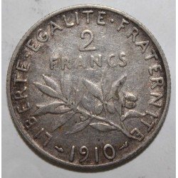 FRANCE - KM 845 - 2 FRANCS 1910 - TYPE SOWER