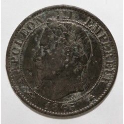 FRANCE - KM 797 - 5 CENTIMES 1865 A - Paris - TYPE NAPOLÉON III