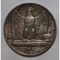 ITALIE - KM 67 - 5 LIRE 1927 R - VICTOR EMMANUEL III