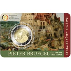 BELGIEN - 2 EURO 2019 - 450. Todestag von Pieter Bruegel - Coincard