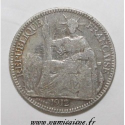 INDOCHINA - KM 9 - 10 CENT 1912