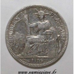 INDOCHINA - KM 9 - 10 CENT 1916