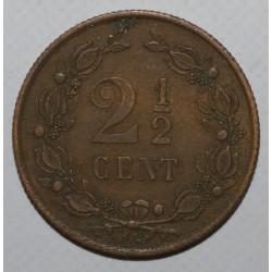 NIEDERLANDE - KM 108 - 2 1/2 CENTS 1877 - GUILLAUME III