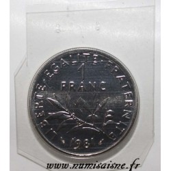 FRANKREICH - KM 925.1 - 1 FRANC 1981 TYP SÄMANN