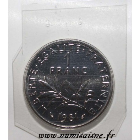 FRANCE - KM 925.1 - 1 FRANC 1981 TYPE SOWER