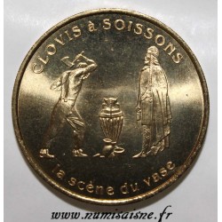 02 - SOISSONS - EURO DES VILLES - 1 EURO 1997 - CLOVIS - LA SCÈNE DU VASE