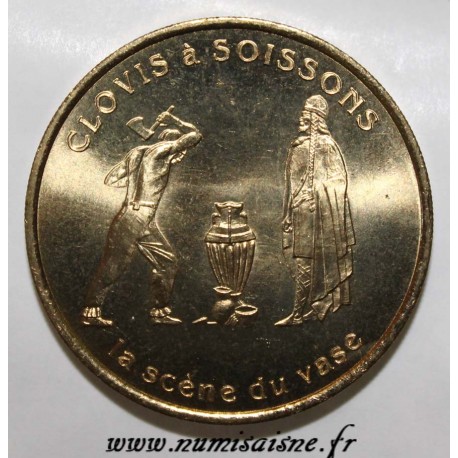 County 02 - SOISSONS - EURO OF CITY - 1 EURO 1997 - CLOVIS - The vase scene