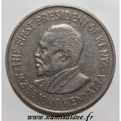 KENIA - KM 14 - 1 SHILLING 1975 - Mzee Jomo Kenyatta