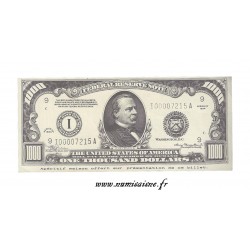 UNITED STATES - 1.000 DOLLARS - PIZZERIA OF LA RONDA - FANTASY BANKNOTES