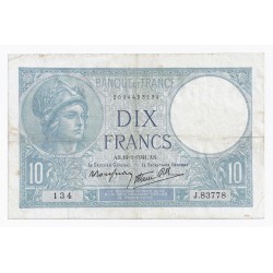 FAY 07/28 - 10 FRANCS...