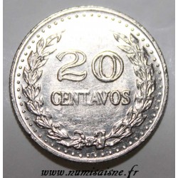 COLOMBIE - KM 246.1 - 20 CENTAVOS 1974 / 1