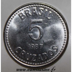 BRAZIL - KM 606 - 5 CRUZADO 1987