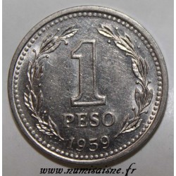 ARGENTINA - KM 57 - 1 PESO 1959