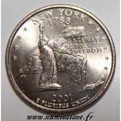 UNITED STATES - KM 318 - 1/4 DOLLAR 2001 P - NEW YORK