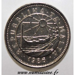 MALTA - KM 77 - 5 CENTS 1986