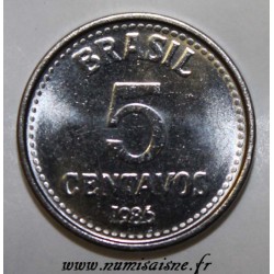 BRASILIEN - KM 601 - 5 CENTAVOS 1986