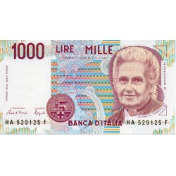 ITALIEN - PICK 114 a - 1000 LIRE - 1990-94