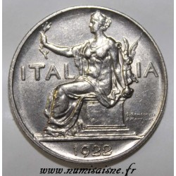 ITALIE - KM 62 - 1 LIRE 1922