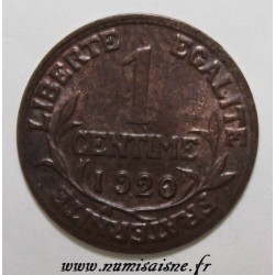 FRANKREICH - KM 840 - 1 CENTIME 1920 - TYPE DUPUIS