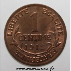 FRANCE - KM 840 - 1 CENTIME 1912 - TYPE DUPUIS