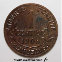 FRANCE - KM 840 - 1 CENTIME 1908 - TYPE DUPUIS