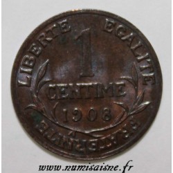 GADOURY 90 - 1 CENTIME 1908 - TYPE DUPUIS - KM 840