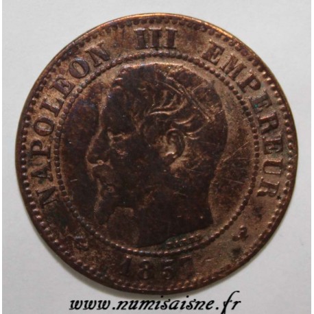 FRANKREICH - KM 776 - 2 CENTIMES 1857 W - Lille - TYP NAPOLEON III