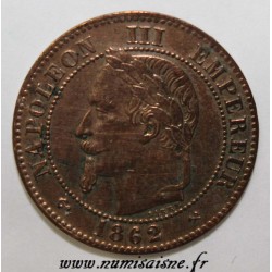 GADOURY 104 - 2 CENTIMES 1862 K - Bordeaux - TYPE NAPOLEON III - KM 796