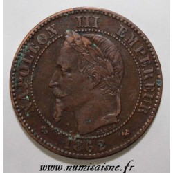 FRANKREICH - KM 796 - 2 CENTIMES 1862 K - Bordeaux - TYP NAPOLEON III