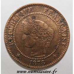 GADOURY 105 - 2 CENTIMES 1878 K - Bordeaux - TYPE CERES - Petit k - KM 827.1