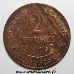 FRANCE - KM 841 - 2 CENTIMES 1914 - TYPE DUPUIS