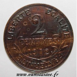 FRANKREICH - KM 841 - 2 CENTIMES 1912 - TYP DUPUIS