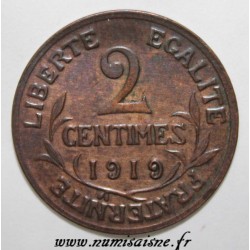 FRANCE - KM 841 - 2 CENTIMES 1919 - TYPE DUPUIS