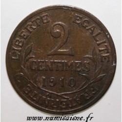 FRANCE - KM 841 - 2 CENTIMES 1910 - TYPE DUPUIS