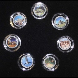 COIN SET - THE 7 NEW WONDERS OF THE WORLD