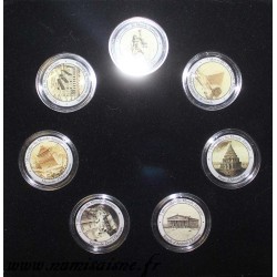 COIN SET - THE 7 WONDERS OF THE ANTIQUE WORLD