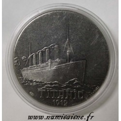 FRANKREICH - MEDAILLE - BOOT -   TITANIC - 1912 - TRANSATLANTISCH