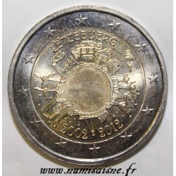 LUXEMBOURG - 2 EURO 2012 - 10 ANS DE L'EURO