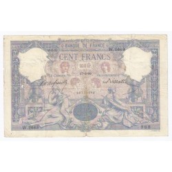 FAY 21/12 - 100 FRANCS BLEU...