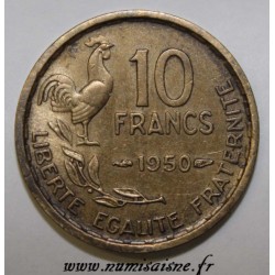 GADOURY 812 - 10 FRANCS 1950 - TYPE GUIRAUD - KM 915.1