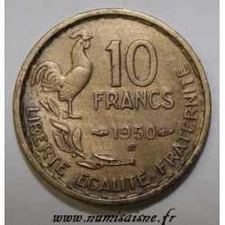 FRANKREICH - KM 915.2 - 10 FRANCS 1950 B - Beaumont le Roger - TYP GUIRAUD