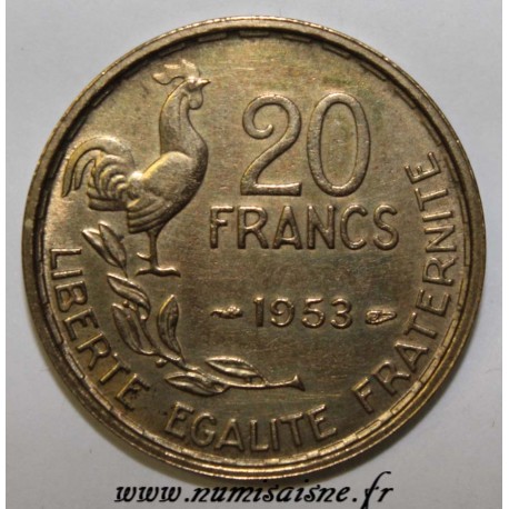 FRANCE - KM 917 - 20 FRANCS 1953 - TYPE G.GUIRAUD