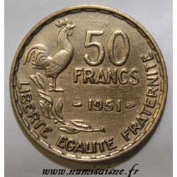 FRANCE - KM 918.1 - 50 FRANCS 1951 - TYPE GUIRAUD