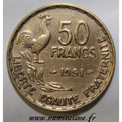 FRANKREICH - KM 918.1 - 50 FRANCS 1951 - TYP GUIRAUD